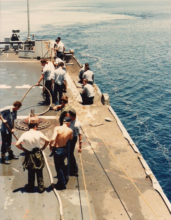 USS Dale Damage